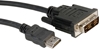Picture of Roline DVI Cable, DVI (18+1) - HDMI, M/M, black, 2 m