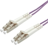 Изображение Roline Fibre Optic Jumper Cable, 50/125 µm, LC/LC, OM4, violet, 5 m