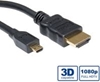 Picture of Roline HDMI High Speed Cable + Ethernet, A - D, M/M, 2 m