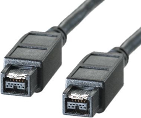 Изображение Roline IEEE1394b FireWire Cable, 9/9-pin, A-A, black, 1.8 m