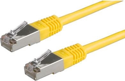 Изображение Roline S/FTP (PiMF) Patch Cord, Cat.6 (Class E), yellow, 0.5 m