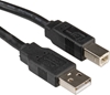 Picture of Roline USB 2.0 Cable, A - B, M/M, black, 4.5 m