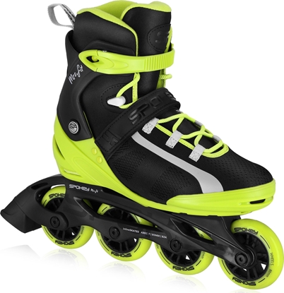 Изображение Rolki Spokey MrsFIT rekreacyjne limonkowe r. 36