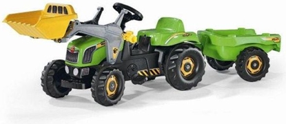 Изображение Rolly Toys Traktor Rolly zielony z yk i przyczep 023134 (5023134)