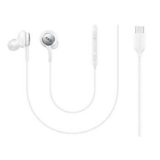 Изображение Samsung EO-IC100BWE AKG Handfree - In-Ear Headset Mic/Remote with Type-C plug White (OEM)
