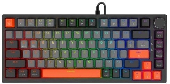 Изображение Savio ASTRAL BLACK JADE 3 COLOURS klawiatura Gaming USB QWERTY Amerykaski midzynarodowy Czarny