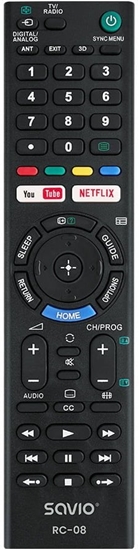 Picture of Savio Universal remote controller for Sony TV RC-08