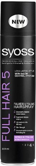 Изображение Schwarzkopf Syoss Full Hair 5D Lakier do wosów 300 ml