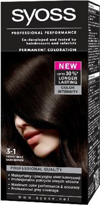 Picture of Syoss Farba do wosów Ciemny Brz nr 3-1