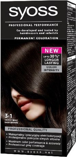 Picture of Syoss Farba do wosów Ciemny Brz nr 3-1