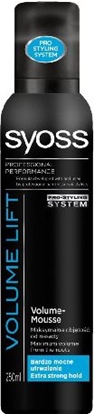 Attēls no Syoss Volume Lift Pianka do wosów extra mocna zwikszajca objto 250 ml