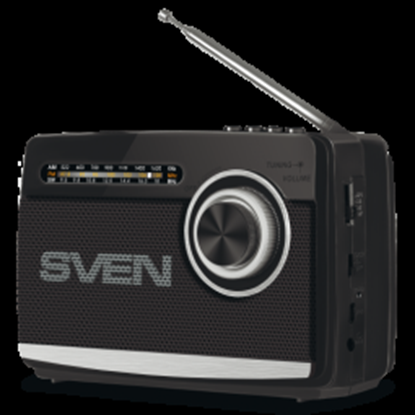 Attēls no Skaļrunis Sven SRP-155 FM,AM,SW Radio Bluetooth Black