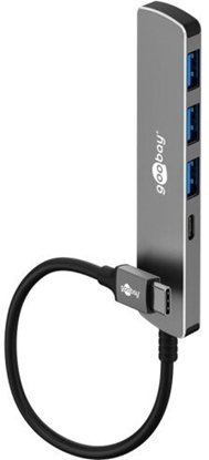 Picture of Slim 4-portowy koncentrator USB, USB-C na USB-C/USB-A, 5 Gbit/s