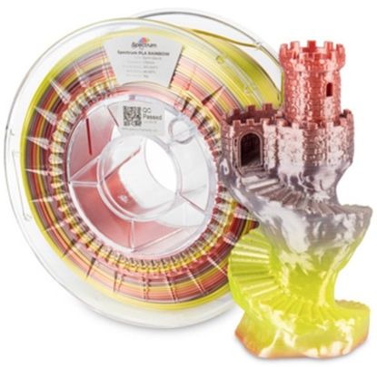 Attēls no Spectrum Filament PLA Silk Rainbow 1000g earth blend, 81020