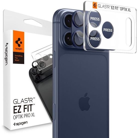 Изображение Spigen OSONA APARATU OPTIK PRO XL GLAS.TR EZ FIT CAMERA PROTECTOR IPHONE 17 PRO MAX BLUE