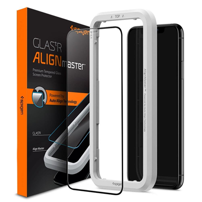 Picture of TEMPERED Spigen ALM GLASS FC IPHONE 11 BLACK