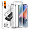 Picture of Spigen Spigen ALM Glass FC Tempered Glass for iPhone 13 / 13 Pro / 14 / 16e - Black 2 pcs.