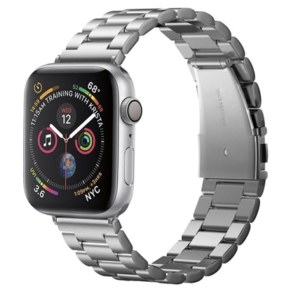 Изображение Spigen SPIGEN MODERN FIT BAND APPLE WATCH 1/2/3/4 (42/44MM) SILVER uniwersalny