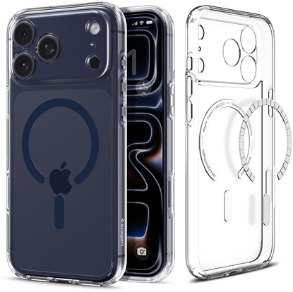 Attēls no Spigen ULTRA HYBRID MAG MAGSAFE IPHONE 17 PRO MAX CLEAR/DEEP BLUE