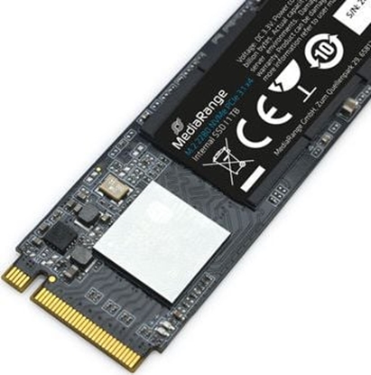 Picture of SSD|MEDIARANGE|S3100|1TB|M.2|TLC|Write speed 1800 MBytes/sec|Read speed 2200 MBytes/sec|TBW 400 TB|MTBF 150000 hours|MR1033