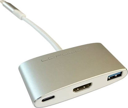 Attēls no Stacja/replikator LC-Power LC-HUB-C-MULTI-4 USB-C