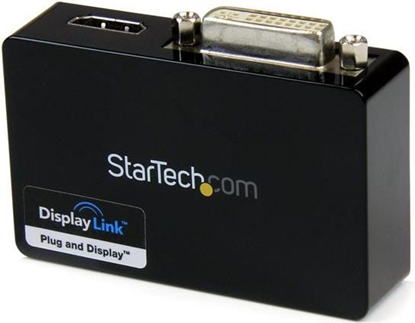 Picture of Stacja/replikator StarTech USB - HDMI - DVI Czarny  (USB32HDDVII)