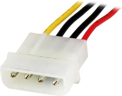 Изображение StarTech Molex - Molex, 0.3m, Wielokolorowy (LP4POWEXT12)