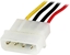 Изображение StarTech Molex - Molex, 0.3m, Wielokolorowy (LP4POWEXT12)