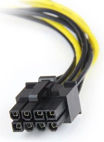 Picture of StarTech Molex x2 - PCIe 8-pin, 0.15m, óty (LP4PCIEX8ADP)