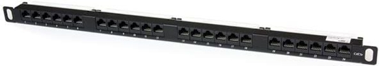 Изображение StarTech Patch panel 19" 0.5U 24x RJ-45 Cat.5E (PANELHU24)
