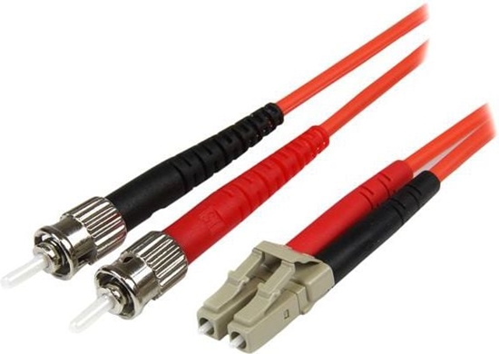 Изображение StarTech Patchcord wiatowodowy, LC-ST, 50/125, 1m, pomaraczowy (50FIBLCST1)