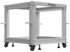 Picture of Stojak Open rack 19 cali 9U 600x600-1100 regulowany szary