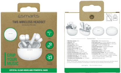 Изображение Suchawki 4smarts TWS Bluetooth suchawki SkyBuds Pro ANC, biay