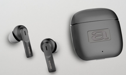 Изображение Suchawki AIWA stereo bezprzewodowe suchawki czarne EBTW-200 (8435256810813)