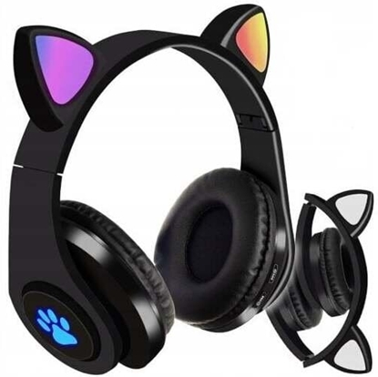 Изображение Suchawki ExtraLink Kids Headphones Pro Black Wired headphones Cat Ears