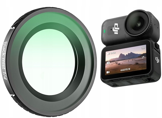 Изображение SunnyLife Filtr Black Mist 1/4 Efektowy do kamery Dji Osmo Nano + Etui / On-fi075-d