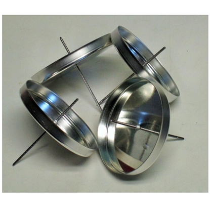 Attēls no Svečturis adv.svecei ar adatu 7cm sudraba