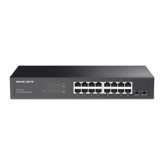 Picture of Switch|MERCUSYS|MS116GS|16x10Base-T / 100Base-TX / 1000Base-T|MS116GS
