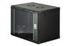 Изображение Szafa sieciowa wisząca Dynamic 19" 9U rack 474x600x450mm, drzwi szyba, czarna, niezłożona, 60kg