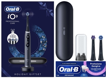Picture of Szczoteczka Oral-B iO 9 Black electric toothbrush, Holiday Giftset