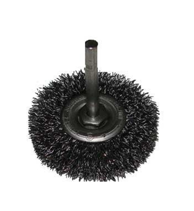 Picture of Szczotpol Szczotka tarczowa fi130mm trzpie 6mm drut stalowy - TT130