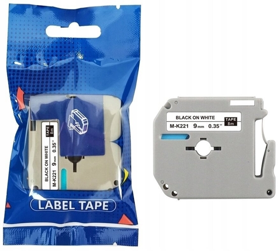 Picture of Tama BROTHER M-K221 9mm x 8m czarny na biaym zamiennik