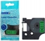 Picture of Tama DYMO D1 45019 12mm x 7m S0720590 czarny na zielonym zamiennik