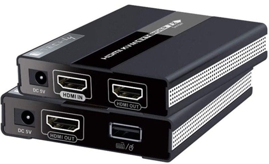 Picture of Techly Techly 104790 KVM Extender HDMI+USB po skrtce Cat6, do 60m, 1080p 60Hz