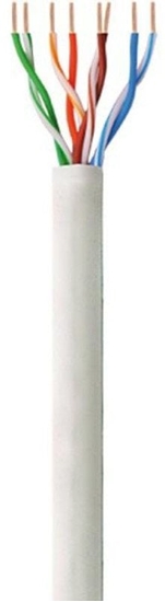 Picture of Techly TechlyPro Kabel instalacyjny skrtka F/UTP Cat6 4x2 linka 100% mied 100m szary