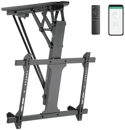 Изображение Techly Uchwyt sufitowy elektryczny Techly 32"-70", 35kg skadany