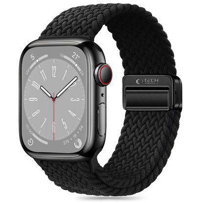 Изображение Tech-Protect NYLONMAG APPLE WATCH 4 / 5 / 6 / 7 / 8 / 9 / SE / ULTRA 1 / 2 (42 / 44 / 45 / 49 MM) BLACK