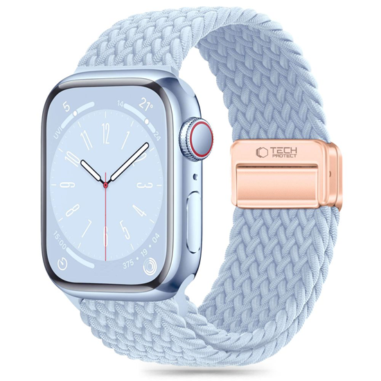 Picture of Tech-Protect Pasek do APPLE WATCH 3 / 4 / 5 / 6 / 7 / 8 / 9 / SE (38 / 40 / 41 MM) Tech-Protect Nylonmag Baby niebieskie