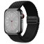 Изображение Tech-Protect Pasek do APPLE WATCH 3 / 4 / 5 / 6 / 7 / 8 / 9 / SE (38 / 40 / 41 MM) Tech-Protect Nylonmag czarne