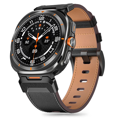 Attēls no Tech-Protect TECH-PROTECT DELTA PRO SAMSUNG GALAXY WATCH ULTRA (47 MM) LEATHER BLACK